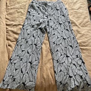 Anthropologie Lead Print Wife Leg Pant Sz M